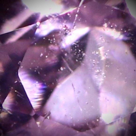 Morganite .22ct Platinum Finish Solid Silver Ring - Picture 3 of 7